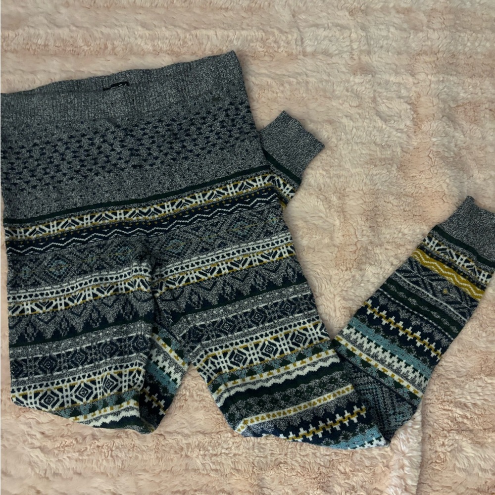 american eagle patterned leggings